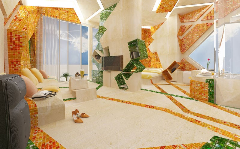 Colorfully Geometric Accommodations