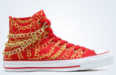 Flashy Chained Sneakers
