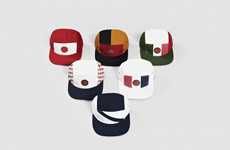 Color Block Soccer Caps
