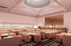 Drawing-Decorated Restaurants