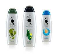 Abstract Shampoo Packaging