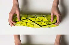 Collapsible Origami Clutches