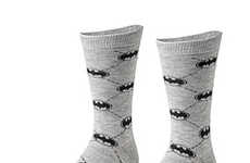 Superhero Emblem Socks