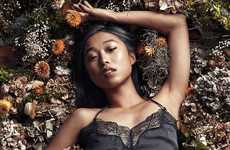 Floral Black-Styled Editorials