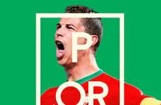 Typographic World Cup Posters