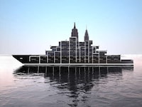 Luminous Cityscape Yachts Image 2