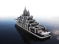 Luminous Cityscape Yachts Image 4
