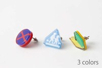 Traffic Iconography Earrings Image 2