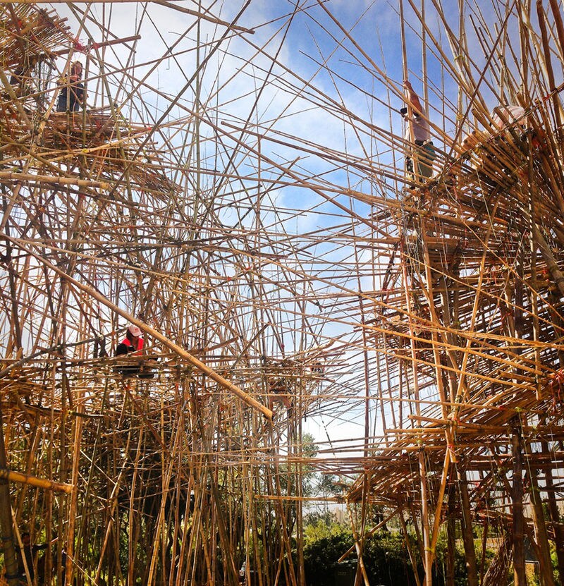Giant Bamboo Installations (UPDATE)