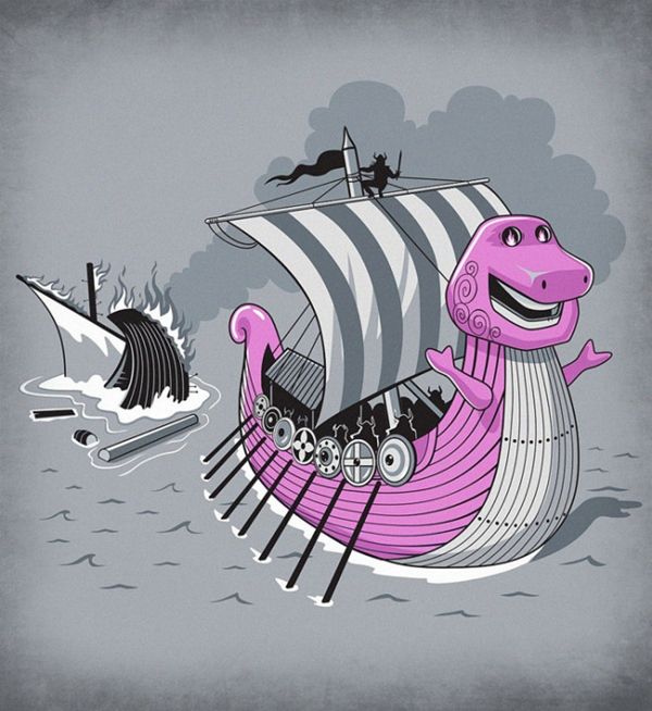 Historical Pop Culture Illustrations
