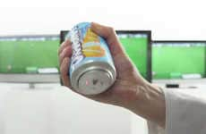 Anti-Soccer Soda Cans