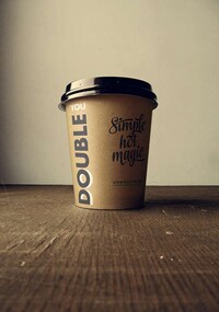 Type-Centric Coffee Branding Image 2