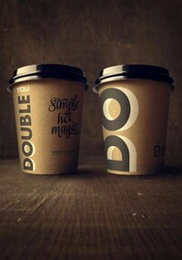 Type-Centric Coffee Branding Image 6