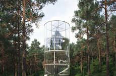 Meditative Treehouse Structures