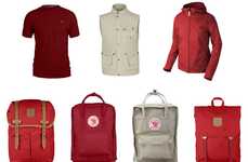 Outdoorsy Red-and-White Apparel
