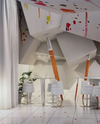 Paint-Splattered Bistros Image 5
