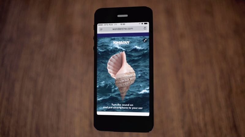 Virtual Seashell Ads