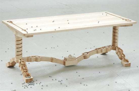 Marble Track Tables