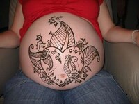 DIY Belly Bump Decorating
