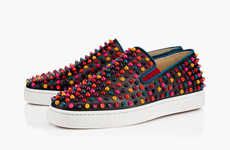 Spiked Technicolor Sneakers