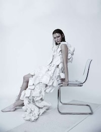 Scrunched Paper Bag Couture Image 4