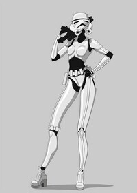 Feminized Sci-Fi Illustrations Image 2