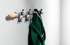 Sports Figurine Coat Racks