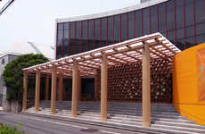 Recycled Cardboard Pavilions