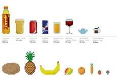 Pixelated Nutrition Charts