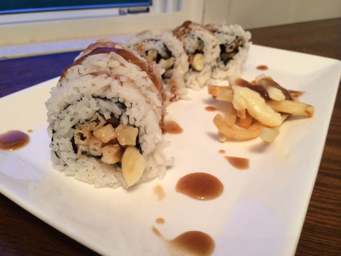 Peculiar Poutine Sushi