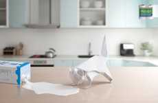 Animalistic Paper Towel Ads