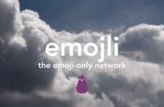 Emoji-Only Social Networks