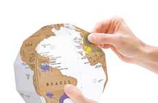Scratchable World Maps