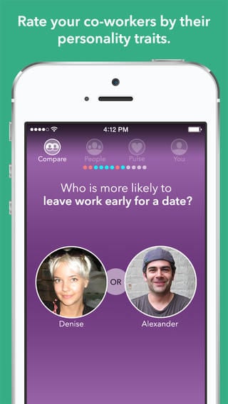 Colleague Comparing Apps