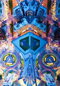 Symmetrical Skyscraper Photography Image 3