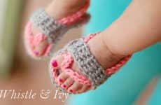 Crochet Baby Sandals