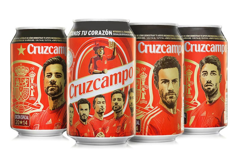 Sporty Soccer Beer Cans