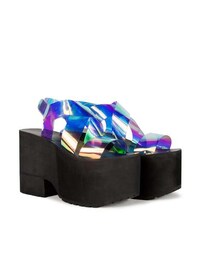 Sheer Space-Age Heels Image 3