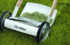 Clippings-Catching Push Mowers