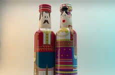 Cultural Doll-Shaped Bottles