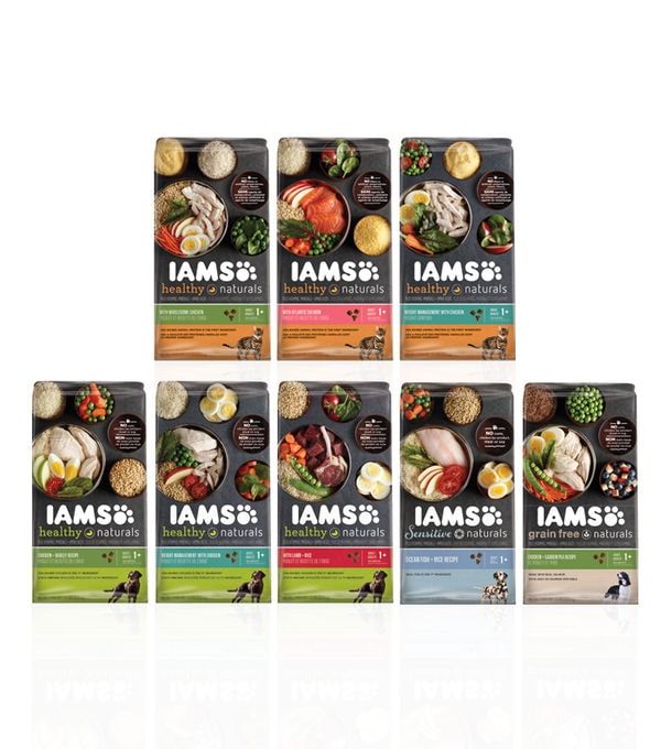 Wholesome Pet Food Packaging iams healthy naturals