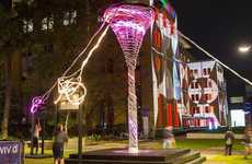 Multihued Illuminated Sculptures