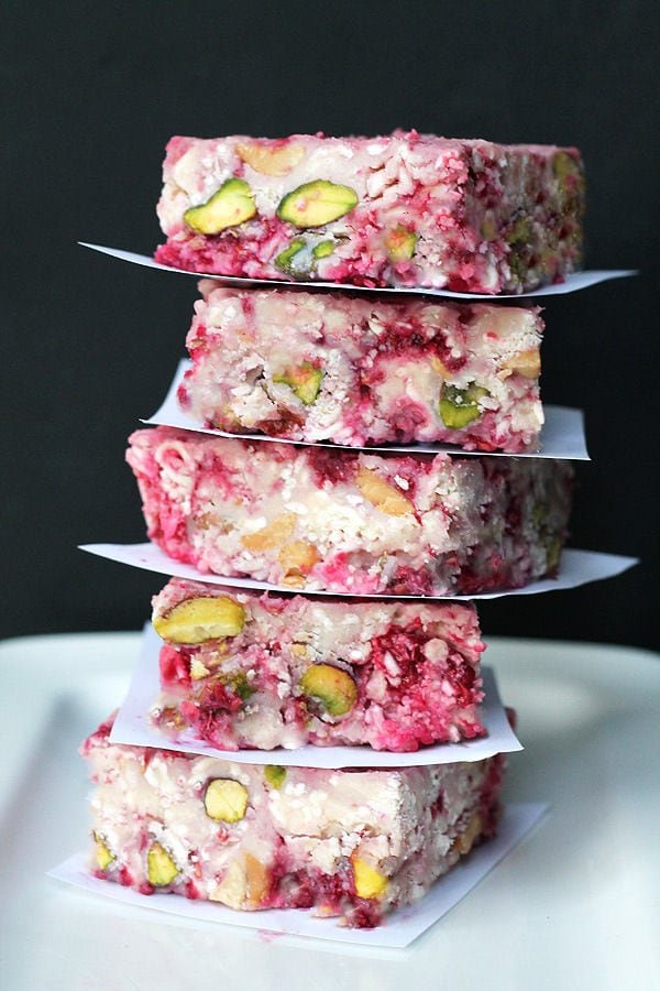 Raspberry Ramen Desserts