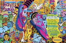 Graffitied Flip Flop Ads