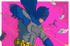 Superhero Anniversary Illustrations