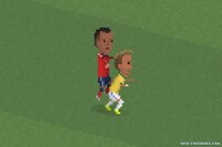 8-Bit Soccer Artwork Image 3