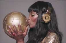 World Cup Gold Headphones