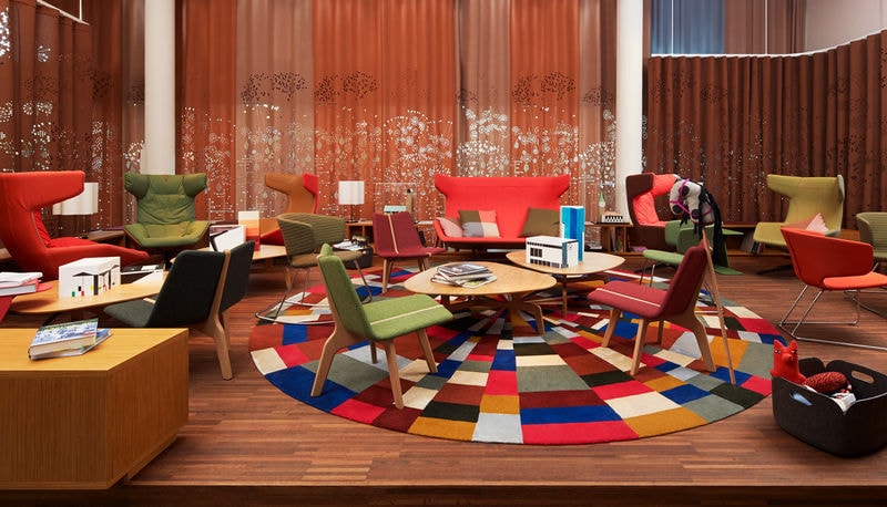 Colorful Hotel Lobbies