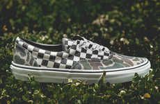 Checkered Camo Sneakers