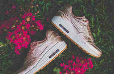 Girly Metallic Sneakers